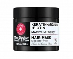 The DOCTOR Health&care Укрепляющая маска для волос, кератин + аргинин + биотин, 295 мл