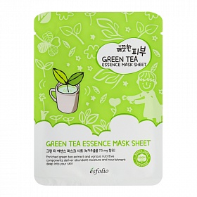 ESFOLIO auduma sejas maska ar Zaļo tēju, 7,5 ml