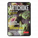 DERMAL тканевая маска для лица АРТИШОК, 25г