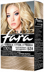 FARA CLASSIC Krēms-krāsa matiem - 531 platīna blonds, 160g