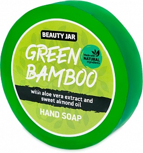 BEAUTY JAR GREEN BAMBOO - глицериновое мыло с экстрактом алоэ вера и миндальным маслом