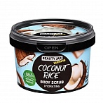 BEAUTY JAR Yummy mitrinošs ķermeņa skrubis COCONUT RICE, 360g