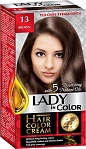Крем-краска для волос LADY IN COLOR 13 Kоричневый, 50/50/25 мл