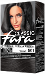 FARA CLASSIC Krēms-krāsa matiem - 501 melns, 160g