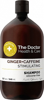 The DOCTOR Health & Care шампунь для волос - Стимулирующий, кофеин + имбирное масло, 355 мл