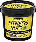 BEAUTY JAR FITNESS NUTS  nostiprinošs ķermeņa skrubis, 200g