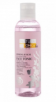 NATURA ESTONICA Ginseng & Acai омолаживающий тоник для лица, 200 мл