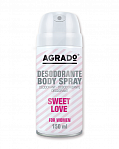 Дезодорант-спрей AGRADO SWEET LOVE, 150мл