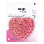 KillyS - целлюлозные спонжи для снятия макияжа, 2 шт.