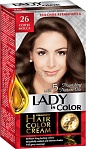 Крем-краска для волос LADY IN COLOR  26 Kофе мокко  50/50/25 мл