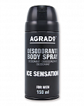AGRADO dezodorants-sprejs vīriešiem ICE SENSATION, 150ml