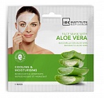 IDC INSTITUTE ''Aloe Vera'' освежающая, увлажняющая тканевая маска для лица с алоэ вера, 23г