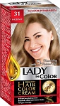 Крем-краска для волос LADY IN COLOR 31 лесной орех тон 50/50/25 мл