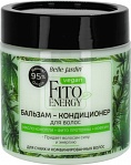 BELLE JARDIN Vegan Fito Energy balzams-kondicionieris matiem ar kaņepju eļļu un keratīnu, 450ml