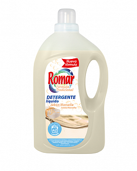 ROMAR gels veļas mazgāšanai delikātiem audumiem MARSEILLE SOAP, 3000ml