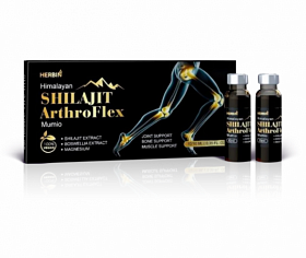 HERBIN Мумие Shilajit ArtroFlex 10*10 мл (100 мл)